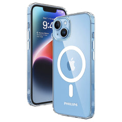 Philips for iPhone 14 Plus Case Clear, Supports Magnetic Wireless Charging, Non-Yellowing Shockproof Phone Bumper Cover【100 Times Drop Test】【Compatible with MagSafe】 DLK6108T Philips for iPhone 14 Plus Case Clear, Supports Magnetic Wireless Charging, Non-Yellowing Shockproof Phone Bumper Cover【100 Times Drop Test】【Compatible with MagSafe】 DLK6108T