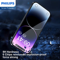 Philips High Transparency Tempered Glass Screen Protector for iPhone 14 Pro DLK1205 Philips High Transparency Tempered Glass Screen Protector for iPhone 14 Pro DLK1205