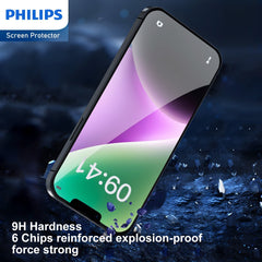Philips High Transparency Tempered Glass Screen Protector for iPhone 14/iPhone 13 /iPhone 13 Pro DLK1202 Philips High Transparency Tempered Glass Screen Protector for iPhone 14/iPhone 13 /iPhone 13 Pro DLK1202