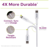 Philips Accessories USB-A to Lightning Charging Cable 1.25m. (White) DLC4576V Philips Accessories USB-A to Lightning Charging Cable 1.25m. (White) DLC4576V