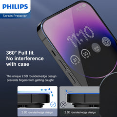 Philips Privacy Tempered Glass Screen Protector for iPhone 14 Pro DLK5505 Philips Privacy Tempered Glass Screen Protector for iPhone 14 Pro DLK5505