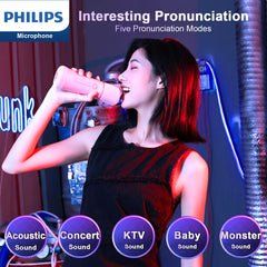 Philips Wireless Bluetooth Microphone for Karaoke with Speaker (DLM9317C) Philips Wireless Bluetooth Microphone for Karaoke with Speaker (DLM9317C)