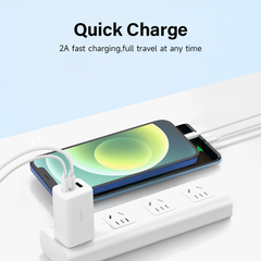 Philips Accessories USB-C to Lightning Charging Cable 2m. (White) DLC4578L Philips Accessories USB-C to Lightning Charging Cable 2m. (White) DLC4578L