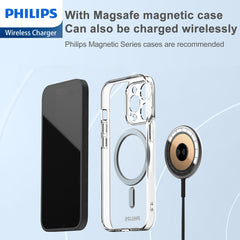 Philips Magnetic Wireless Charger Magsafe, 2m Type C Qi 15W Fast Charging wireless Charging Station Mag Wall Charger Pad for iPhone 14/13/12/AirPods Pro 2 Phone Black DLK3538Q Philips Magnetic Wireless Charger Magsafe, 2m Type C Qi 15W Fast Charging wireless Charging Station Mag Wall Charger Pad for iPhone 14/13/12/AirPods Pro 2 Phone Black DLK3538Q