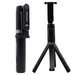 Philips Flexible Tripod Holder Stand Selfie Stick with Bluetooth Remote For iPhone DLK3617N Philips Flexible Tripod Holder Stand Selfie Stick with Bluetooth Remote For iPhone DLK3617N