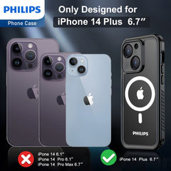 Philips Waterproof Case with MagSafe for iPhone 14 Plus (DLK6203B) Philips Waterproof Case with MagSafe for iPhone 14 Plus (DLK6203B)
