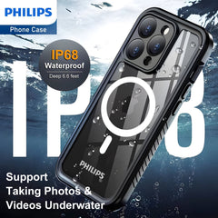 Philips Waterproof Case with MagSafe for iPhone 14 Pro Max (DLK6205B) Philips Waterproof Case with MagSafe for iPhone 14 Pro Max (DLK6205B)