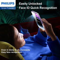 Philips HD Ceramic Screen Protector Film for iPhone 14 Pro Max, TPU Flexible Clear Explosion-proof Nano Coated Filter Anti-Oil Anti-Shatter Anti-Fingerprint Full Coverage Hardness 9H DLK7106 Philips HD Ceramic Screen Protector Film for iPhone 14 Pro Max, TPU Flexible Clear Explosion-proof Nano Coated Filter Anti-Oil Anti-Shatter Anti-Fingerprint Full Coverage Hardness 9H DLK7106