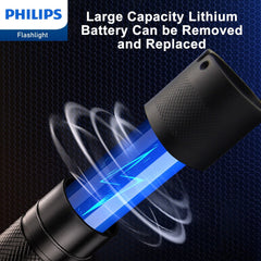 Philips Rechargeable LED Flashlights High Lumens, 1200 Lumens Bright Powerful Tactical Handheld Flash Light, 5 Modes IPX5 Waterproof Flash Lights for Camping, Emergency, Hiking, Black SFL5805R Philips Rechargeable LED Flashlights High Lumens, 1200 Lumens Bright Powerful Tactical Handheld Flash Light, 5 Modes IPX5 Waterproof Flash Lights for Camping, Emergency, Hiking, Black SFL5805R