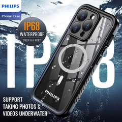 Philips Waterproof Case with MagSafe for iPhone 14 Pro (DLK6202B) Philips Waterproof Case with MagSafe for iPhone 14 Pro (DLK6202B)