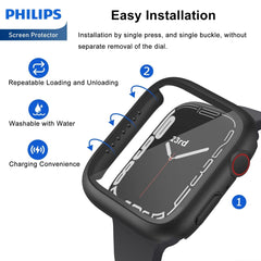 Philips HD Tempered Glass Screen Protector for Apple Watch SE 44mm (DLK2202B) Philips HD Tempered Glass Screen Protector for Apple Watch SE 44mm (DLK2202B)