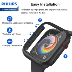Philips HD Tempered Glass Screen Protector for Apple Watch SE 40mm (DLK2201B) Philips HD Tempered Glass Screen Protector for Apple Watch SE 40mm (DLK2201B)
