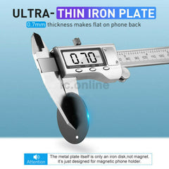 Metal Plate For Magnetic Car Phone Holder Accessories Stand Phone Support GPS AU Metal Plate For Magnetic Car Phone Holder Accessories Stand Phone Support GPS AU
