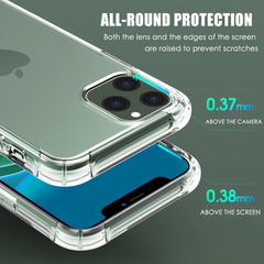 iPhone 12 Mini Transparent Shock Resistant Case Clear iPhone 12 Mini Transparent Shock Resistant Case Clear