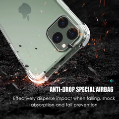 iPhone 12 Mini Transparent Shock Resistant Case Clear iPhone 12 Mini Transparent Shock Resistant Case Clear