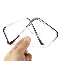 iPhone 12 Mini Shockproof Clear TPU+PE Black iPhone 12 Mini Shockproof Clear TPU+PE Black