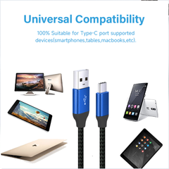 Nokia Pro Cable P8200A (Blue) - USB-A to USB-C