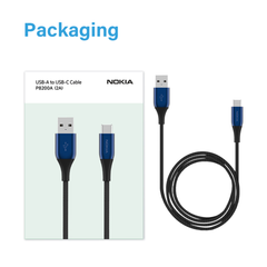 Nokia Pro Cable P8200A (Blue) - USB-A to USB-C