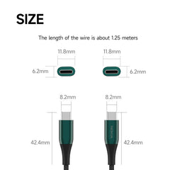 Nokia Pro Cable P8200C (Green) - USB-C to USB-C