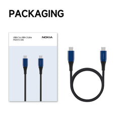 Nokia Pro Cable P8201C (Blue) - 2m - USB-C to USB-C