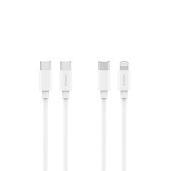 Nokia Essential Charging Cable E8100 Combo (1m) - MFI Lightning & Type-C