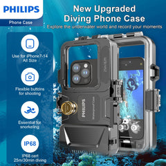 Philips Diving Phone Case for iPhone 7-14 series (DLK6301B)