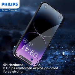 Philips Privacy Tempered Glass Screen Protector for iPhone 14 Pro Max DLK5506