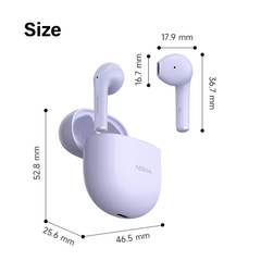 Nokia Essential True Wireless Earphones E3110 (Purple)