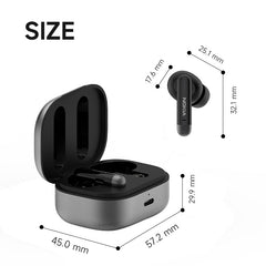 Nokia Essential True Wireless Earphones E3511 (Black) -Active Noise Cancellation