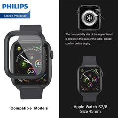 Philips HD Tempered Glass Screen Protector for Apple Watch Series 7/8 45mm (DLK2205B)