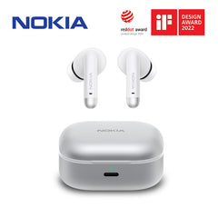 Nokia Essential True Wireless Earphones E3511 (White)- Active Noise Cancellation