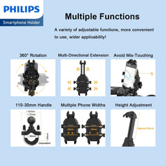 Philips Shockproof Phone Holder for Bike (DLK3536N)