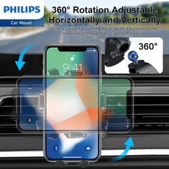 Philips Universal Car Mount Phone Holder (DLK3602)