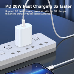 2Pcs BUCKKO Fast PD Charger USB Mfi Certified Lightning Cables Cord For Apple iPhone Google Pixel 5 5a 6 6a 7 7a 8 Pro