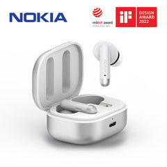 Nokia Essential True Wireless Earphones E3511 (White)- Active Noise Cancellation