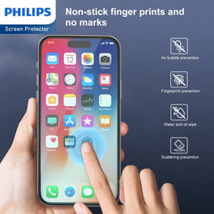 Philips Blue Light Filtering Tempered Glass Screen Protector for iPhone 14 Pro Max (DLK1306)