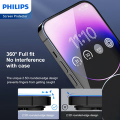 Philips High Transparency Tempered Glass Screen Protector for iPhone 14 Pro DLK1205