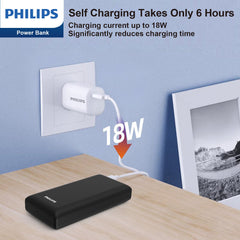 Philips 20000mAh Ultra Large Capacity Quick Charge Portable Power Bank DLP7721C