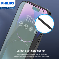 Philips Blue Light Filtering Tempered Glass Screen Protector for iPhone 14 Pro (DLK1305)