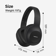 Nokia Essential True Wireless Earphones E1200 (Black)