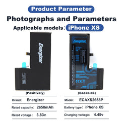 Energizer for iPhone Xs 2658mAh High Capacity Battery Replacement A1920 etc.with Battery Installation Toolkit