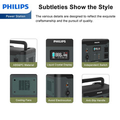 Philips Outdoor Power Supply 1000W High Power Mobile Power Supply (DLP8092C)