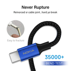 Nokia Pro Cable P8201A (Blue) - 2m - USB-A to USB-C