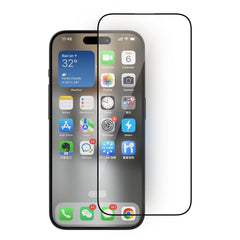 Philips HD Clear Glass Screen Protector Film for iPhone 15, Tempered Glass Explosion-proof Nano Coated Filter Anti-Oil Anti-Shatter Anti-Fingerprint Full Coverage Hardness 9H DLK1207