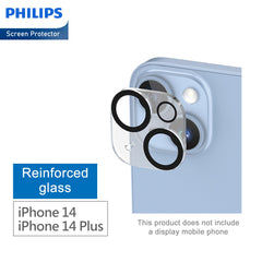 Philips Camera Lens Protector for iPhone 15/15 Plus, HD 360 Degrees Protection Tempered Glass Explosion-proof Screen Protector, Case Friendly No-Bubble HD Clear Camera Lens Screen Protector Anti-Scratch Anti-Fingerprint DLK5206