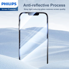 Philips Anti-Reflection Tempered Glass Screen Protector for iPhone 14/iPhone 13 Pro/iPhone 13 DLK5602