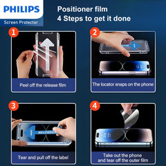 Philips Anti-Reflection Tempered Glass Screen Protector for iPhone 14/iPhone 13 Pro/iPhone 13 DLK5602