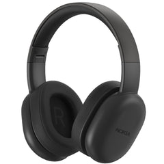 Nokia Wireless Bluetooth 5.3 Headphones Over Ear, Pair Two Devices Simultaneously Bluetooth Headset, 40 Hours Comfortable Earpads Headsets Wired Mode with Mic for Cellphone PC Tablets,Black E1300