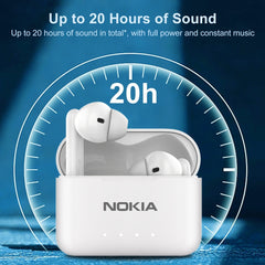 Nokia Wireless Earbuds, Bluetooth 5.3 Earphones White E3102Plus