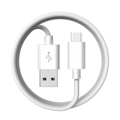 USB Type-C Fast Charger Data Sync Cord USB-A to USB-C Cable (White)